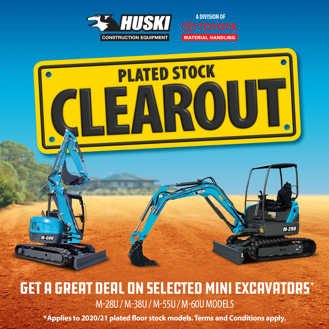 Huski Construction Equipment Huski M28U Zero Tailswing Mini Excavator